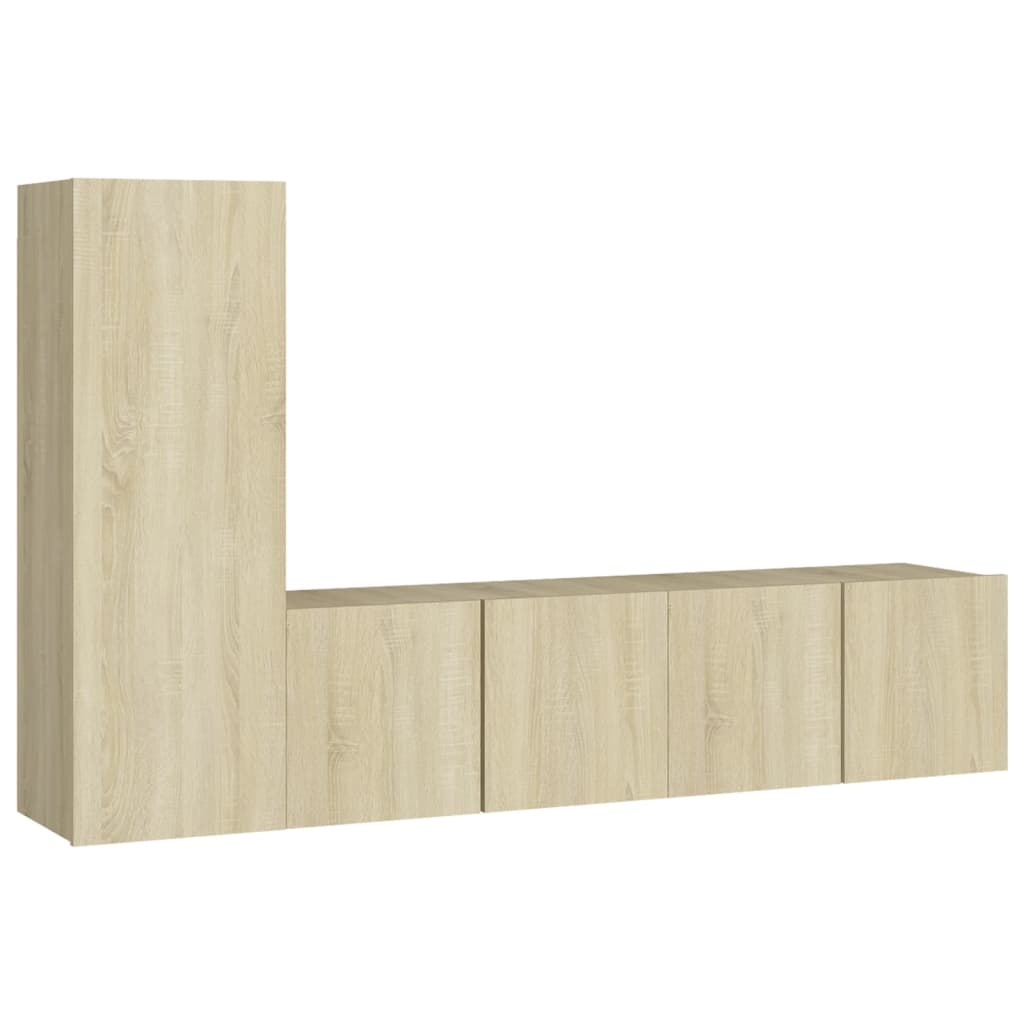 Ensemble de meubles TV 3 pcs Chêne sonoma Bois d'ingénierie - XIOS