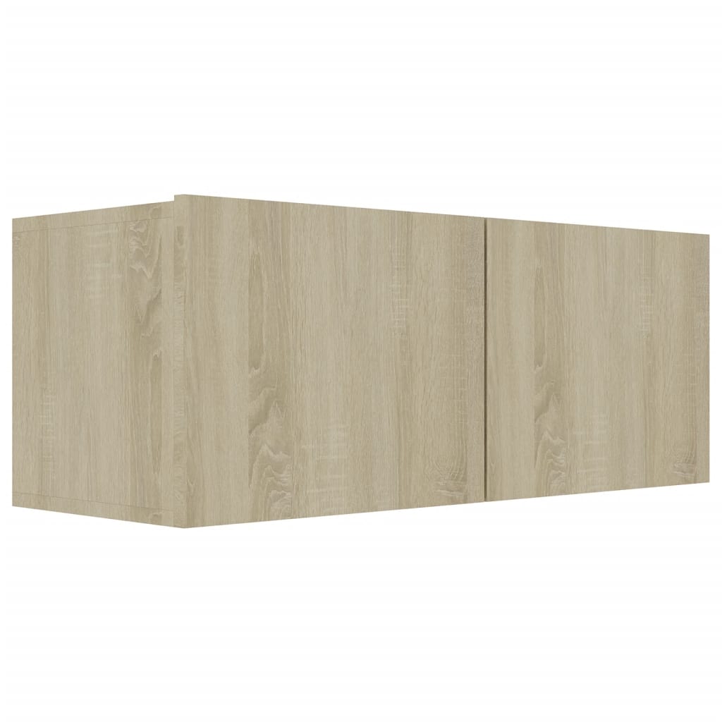 Ensemble de meuble TV 4 pcs Chêne sonoma Bois d'ingénierie - XIOS