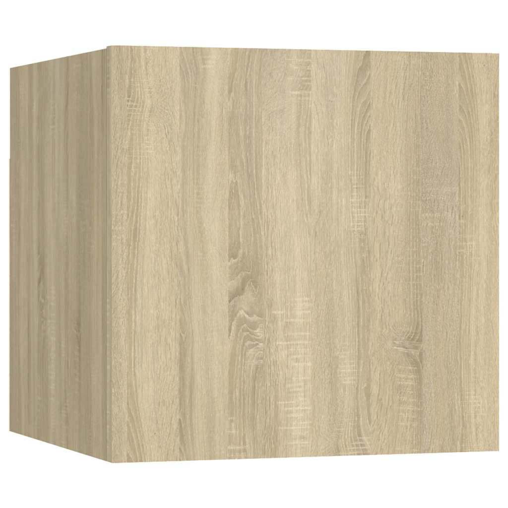 Ensemble de meuble TV 8 pcs Chêne sonoma Bois d'ingénierie - XIOS