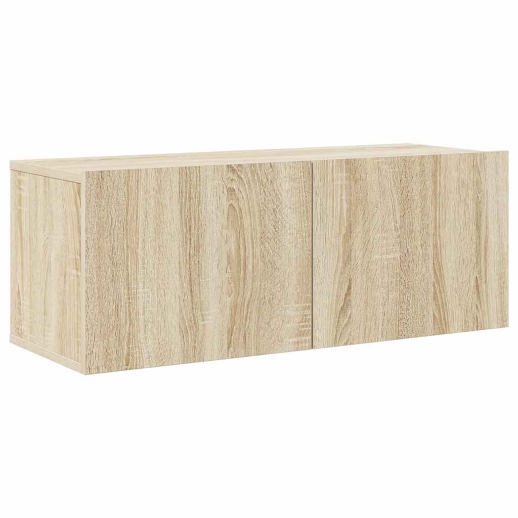 Ensemble de meuble TV 8 pcs Chêne sonoma Bois d'ingénierie - XIOS