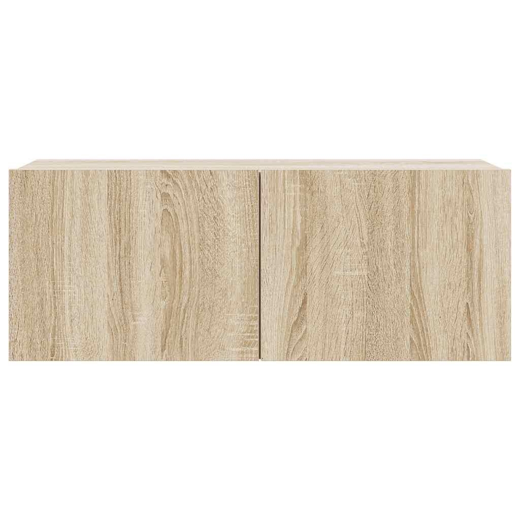 Ensemble de meuble TV 8 pcs Chêne sonoma Bois d'ingénierie