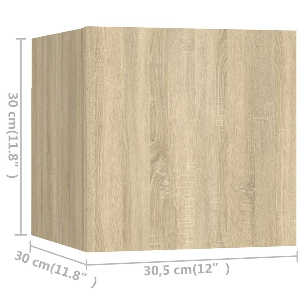 Ensemble de meubles TV 7 pcs Chêne sonoma Bois d'ingénierie - XIOS