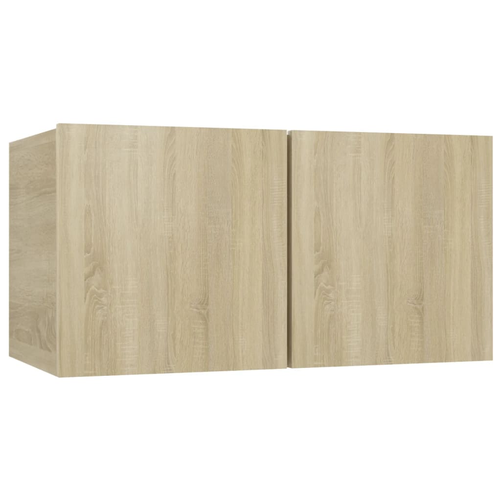 Ensemble de meuble TV 7 pcs Chêne sonoma Bois d'ingénierie - XIOS
