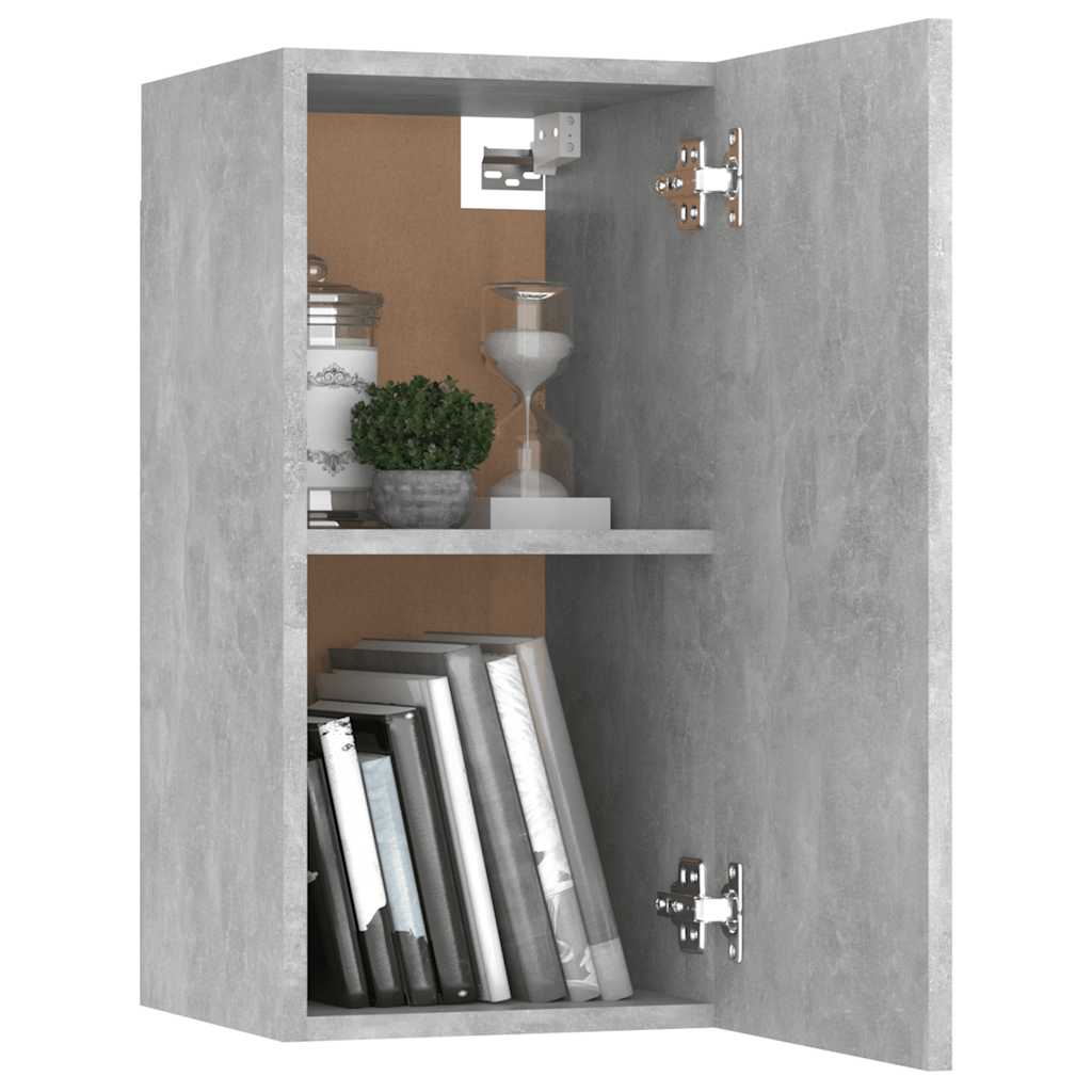 Ensemble de meubles TV 4 pcs Gris béton Bois d'ingénierie - XIOS