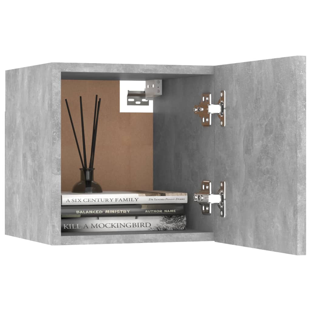 Ensemble de meubles TV 8 pcs Gris béton Bois d'ingénierie - XIOS