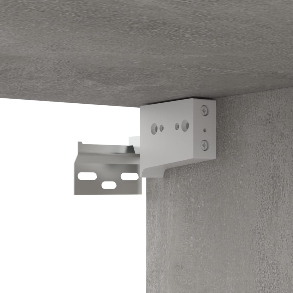 Ensemble de meubles TV 8 pcs Gris béton Bois d'ingénierie - XIOS