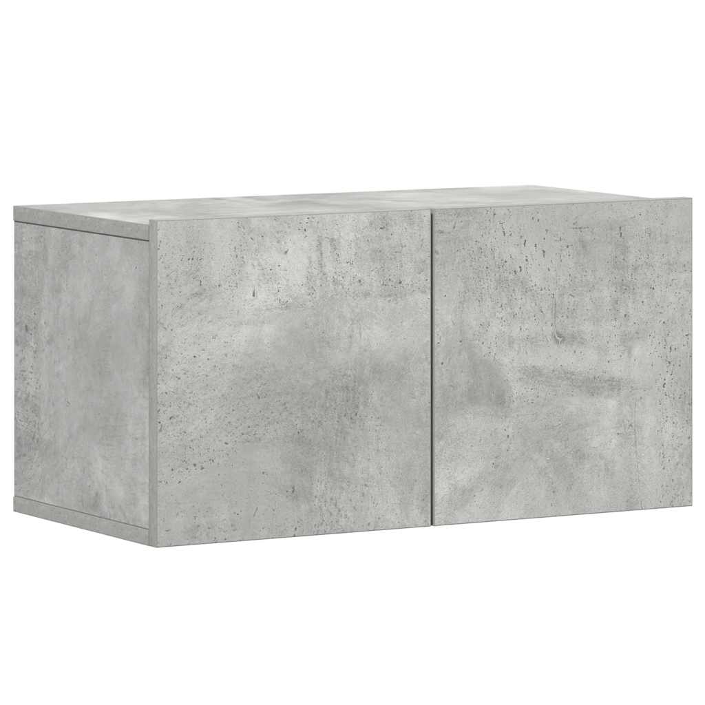 Ensemble de meubles TV 5 pcs Gris béton Bois d'ingénierie - XIOS