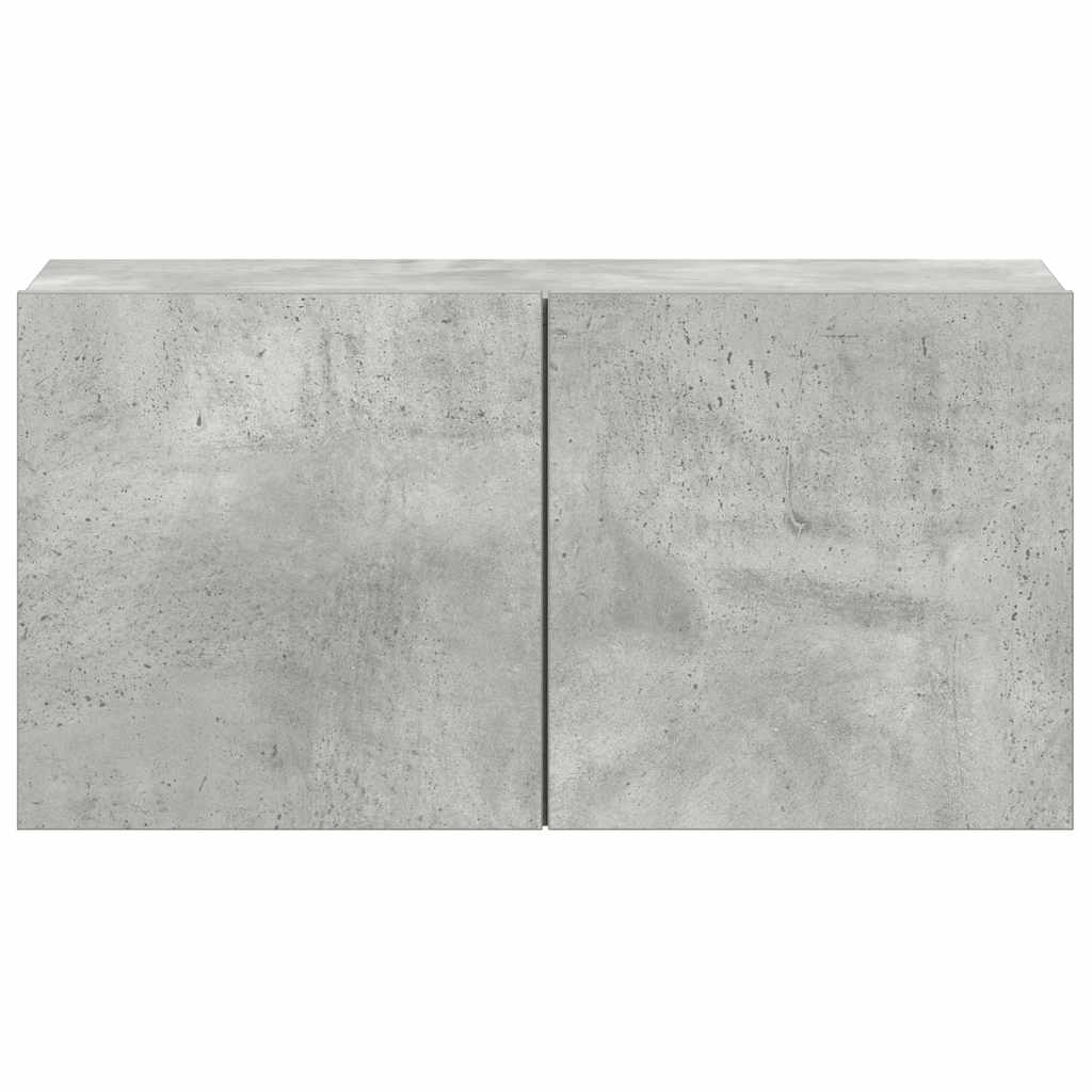 Ensemble de meubles TV 5 pcs Gris béton Bois d'ingénierie - XIOS