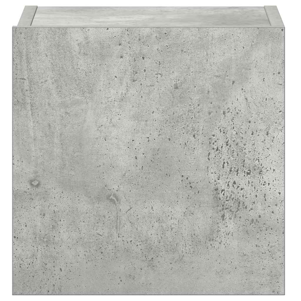 Ensemble de meubles TV 5 pcs Gris béton Bois d'ingénierie - XIOS
