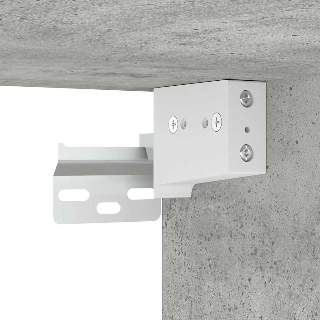 Ensemble de meubles TV 5 pcs Gris béton Bois d'ingénierie - XIOS