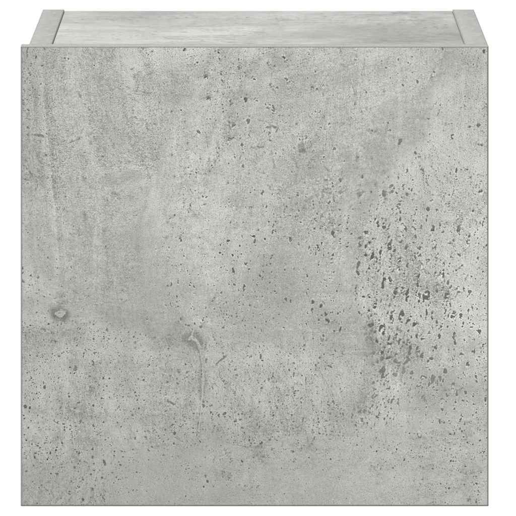 Ensemble de meubles TV 3 pcs Gris béton Bois d'ingénierie - XIOS