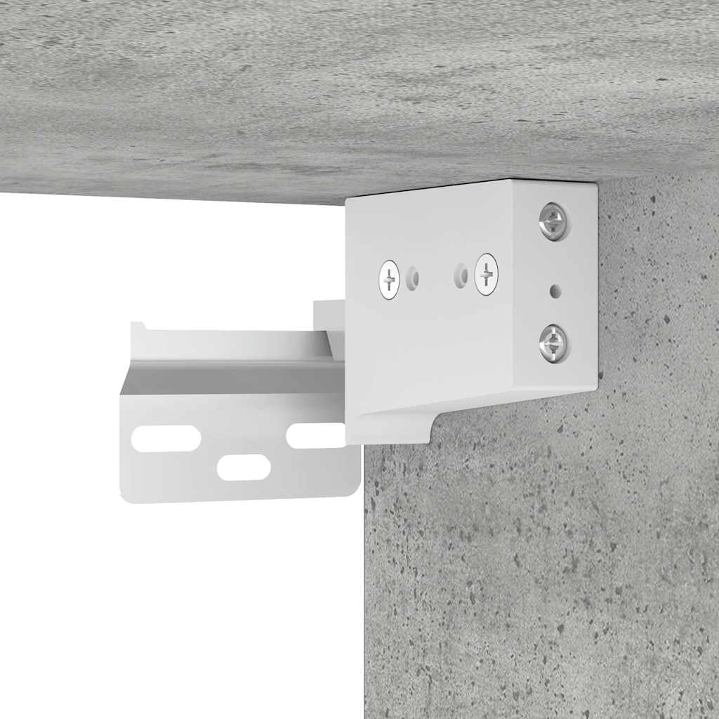Ensemble de meubles TV 3 pcs Gris béton Bois d'ingénierie - XIOS