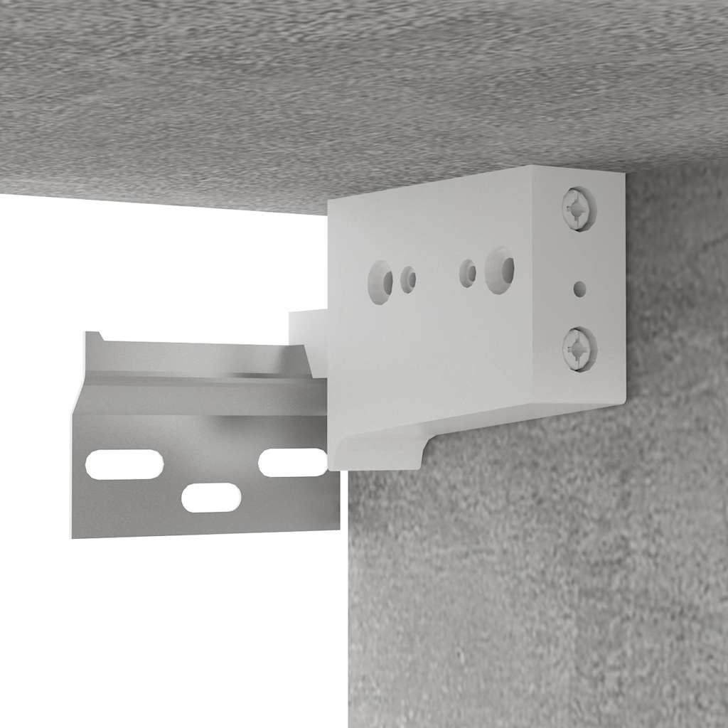 Ensemble de meubles TV 8 pcs Gris béton Bois d'ingénierie