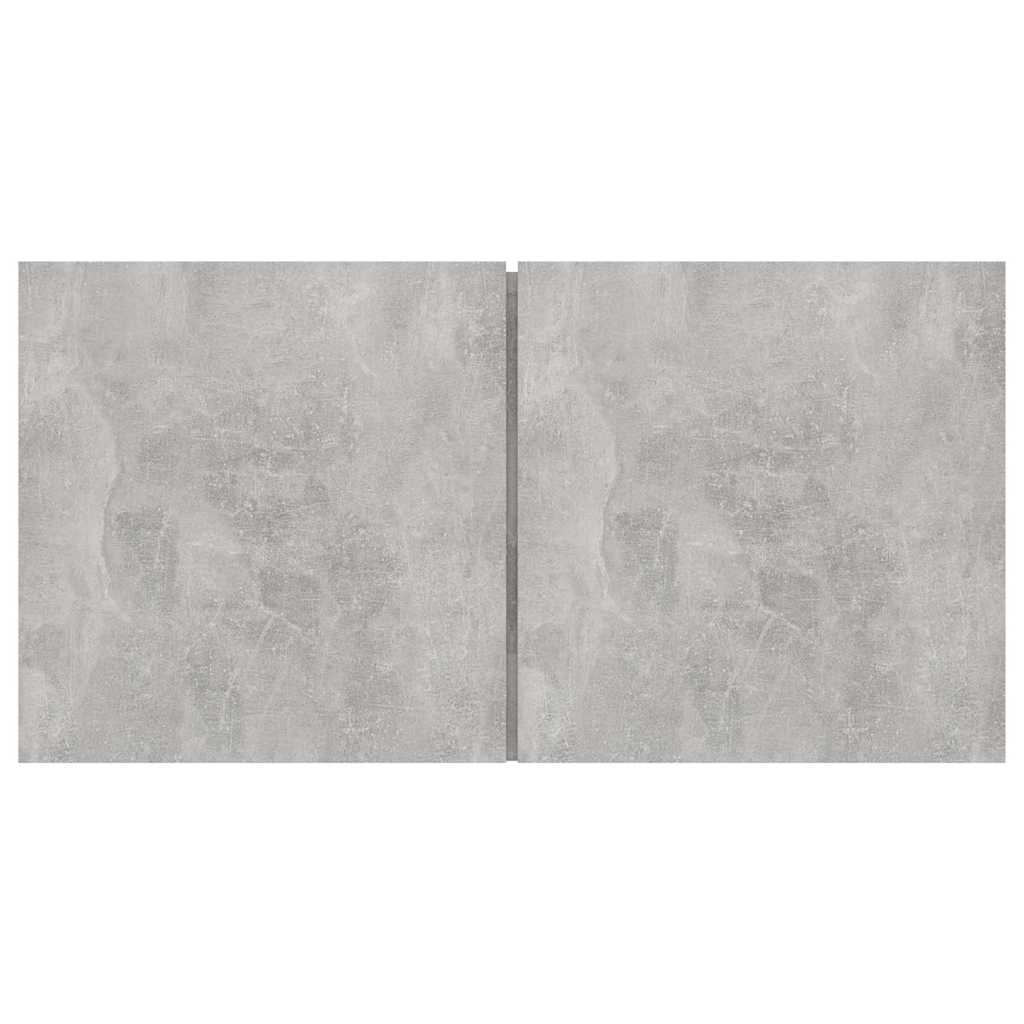 Ensemble de meubles TV 7 pcs Gris béton Bois d'ingénierie