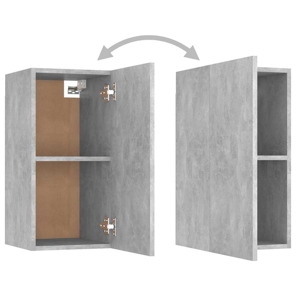 Ensemble de meubles TV 7 pcs Gris béton Bois d'ingénierie - XIOS