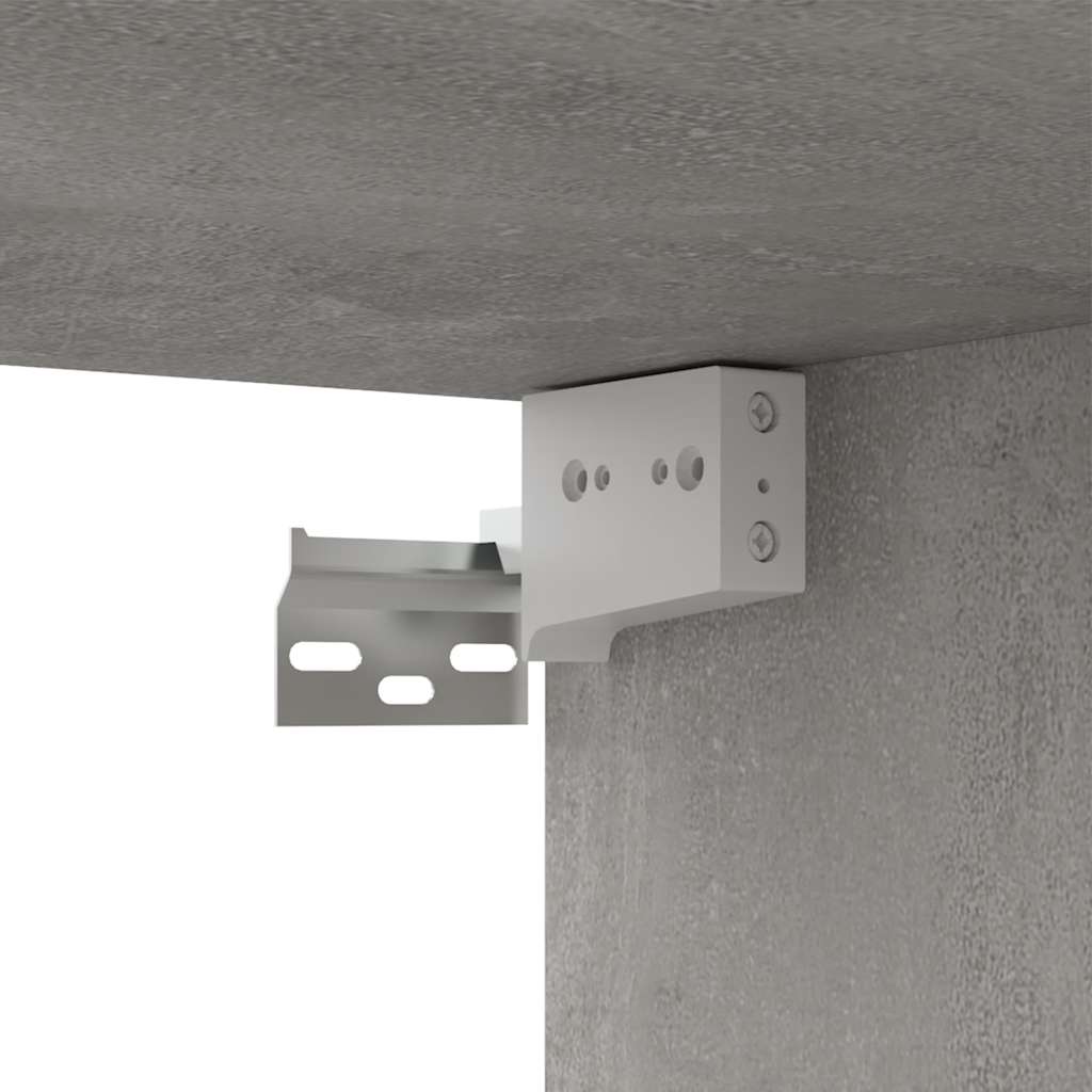 Ensemble de meubles TV 7 pcs Gris béton Bois d'ingénierie - XIOS