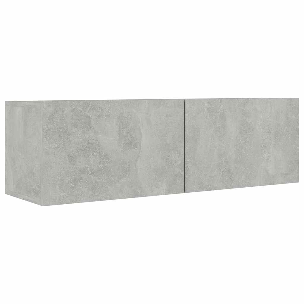Ensemble de meubles TV 6 pcs Gris béton Bois d'ingénierie - XIOS