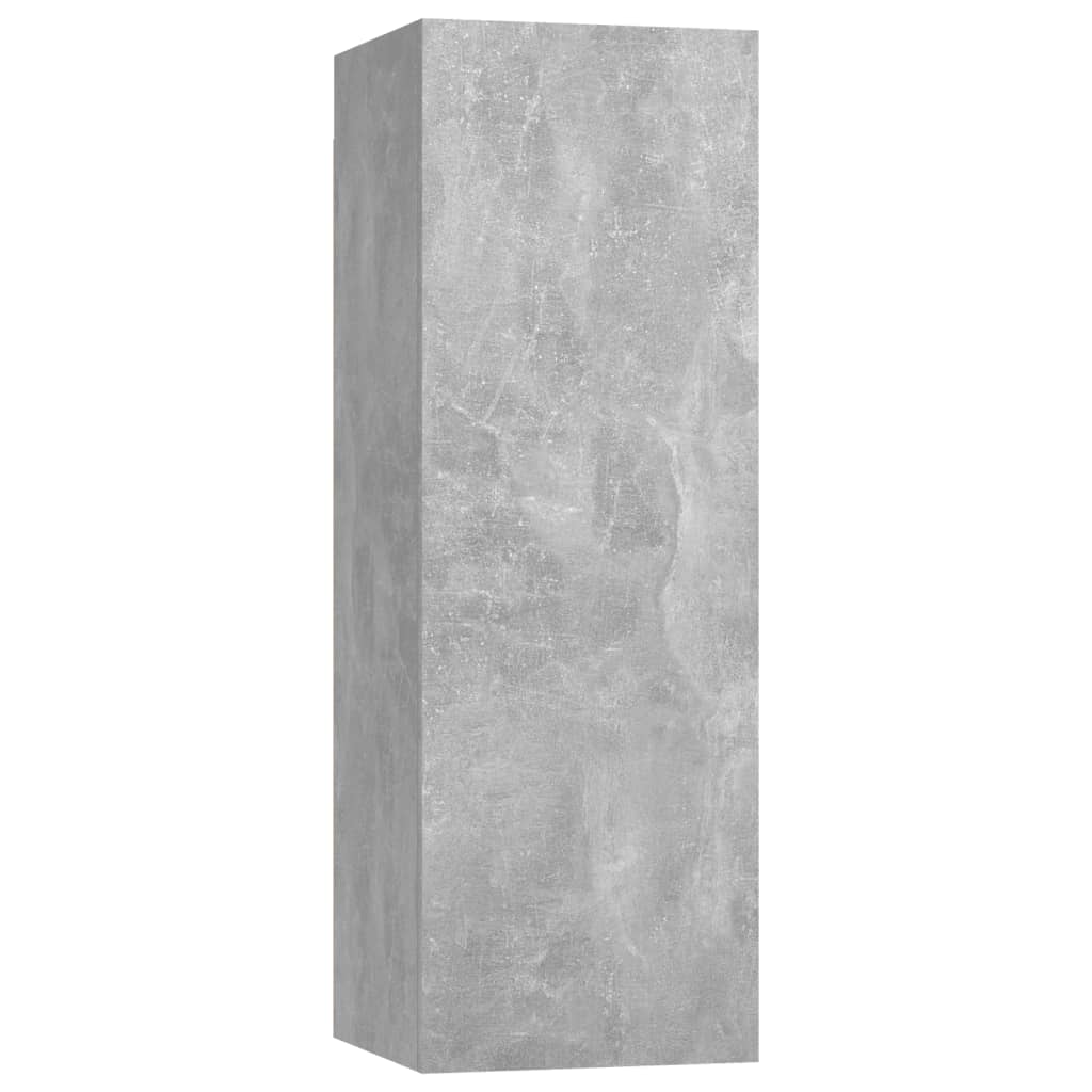 Ensemble de meubles TV 4 pcs Gris béton Bois d'ingénierie - XIOS