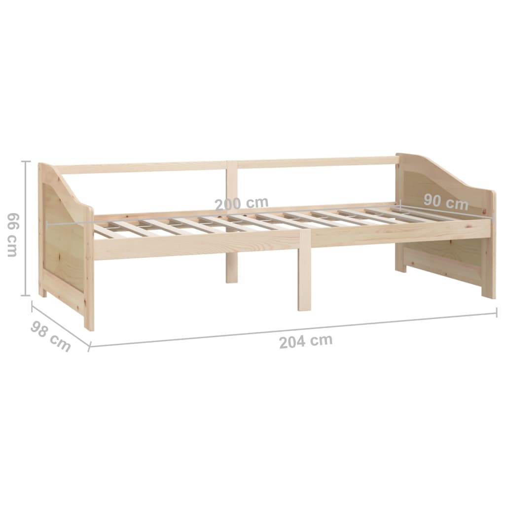 Lit de repos 3 places sans matelas 90x200 cm - XIOS