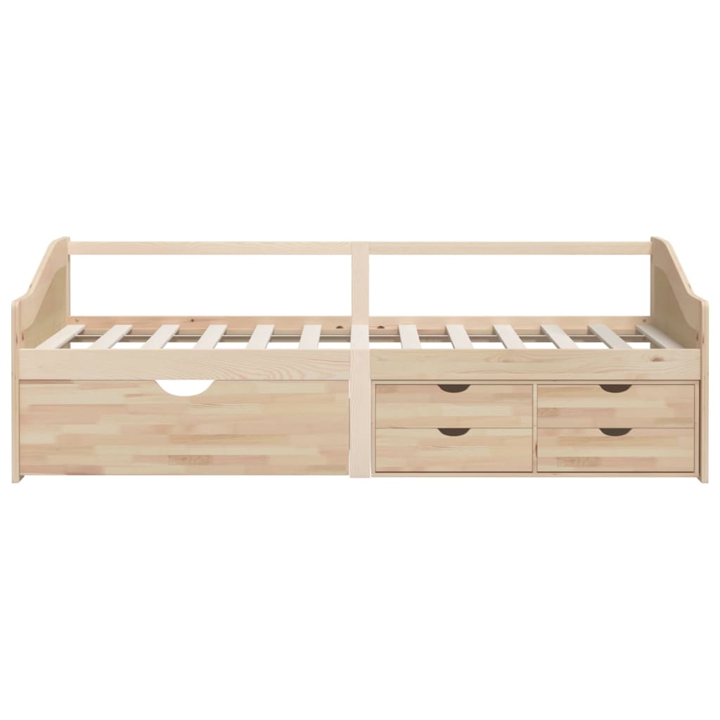 Lit de repos 3 places sans matelas Bois de pin massif 90x200 cm - XIOS