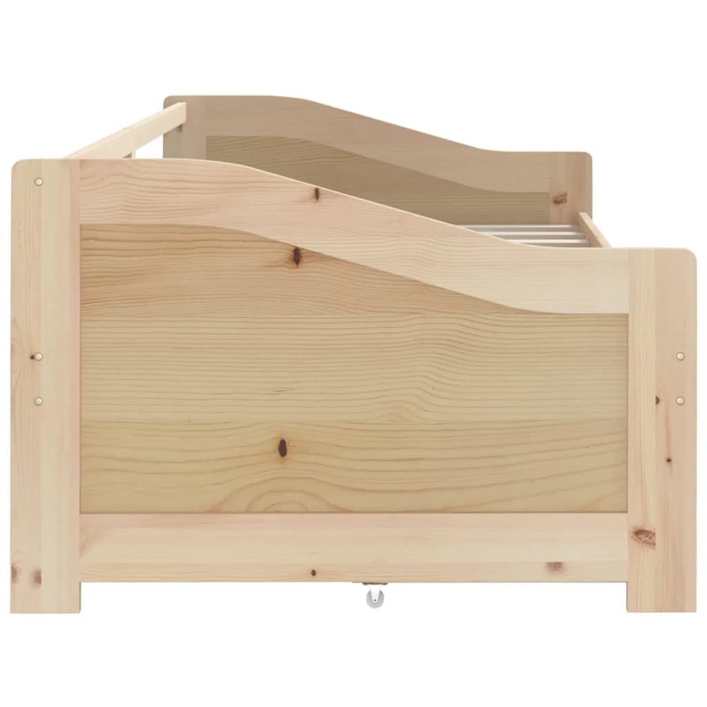 Lit de repos 3 places sans matelas Bois de pin massif 90x200 cm - XIOS