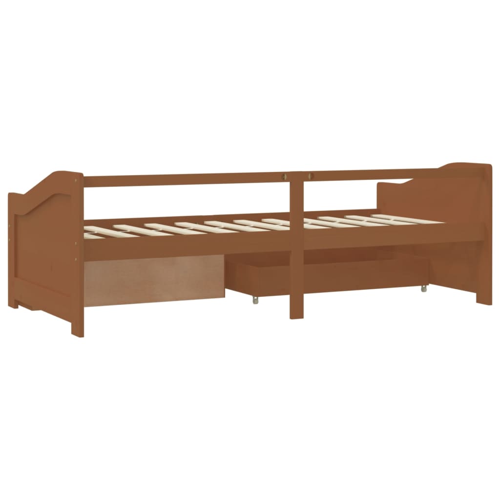 Lit de repos 3 places sans matelas Bois de pin massif 90x200 cm - XIOS