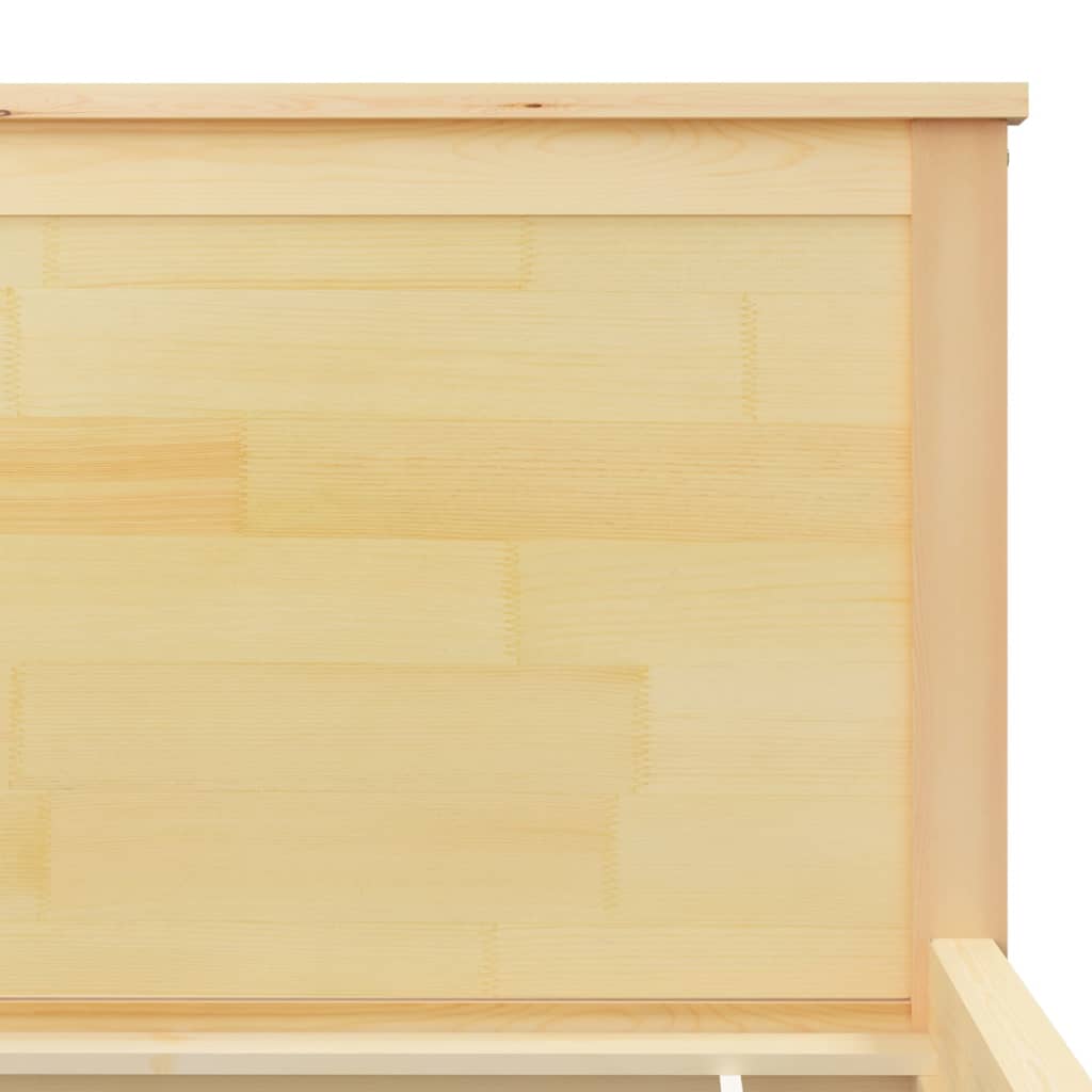 Cadre de lit sans matelas bois massif de pin 200x200 cm - XIOS