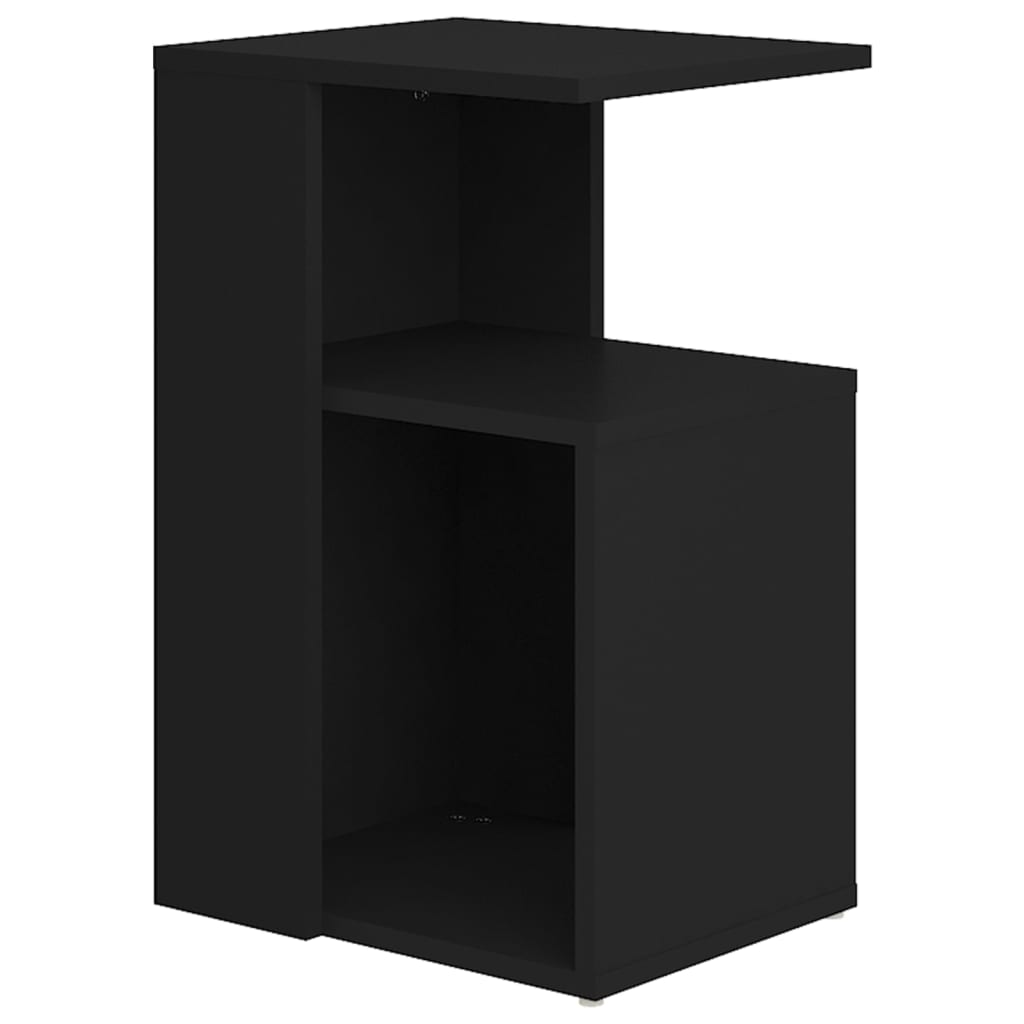 Table d'appoint Noir 36x30x56 cm Bois d’ingénierie - XIOS