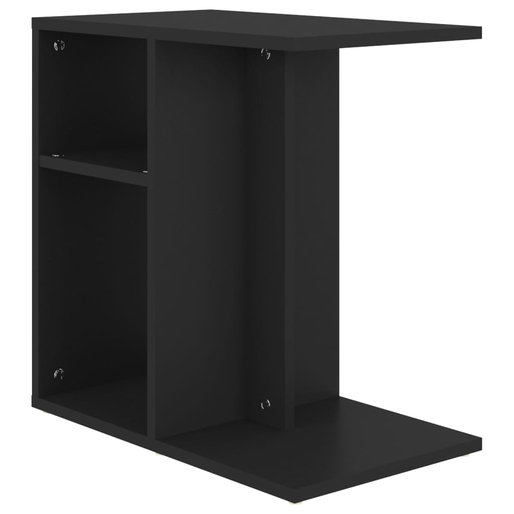 Table d'appoint Noir 50x30x50 cm Bois d’ingénierie - XIOS
