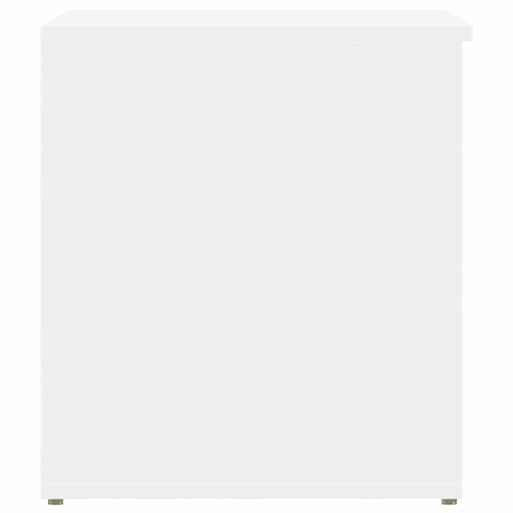 Coffre de rangement Blanc 84x42x46 cm Bois d'ingénierie - XIOS