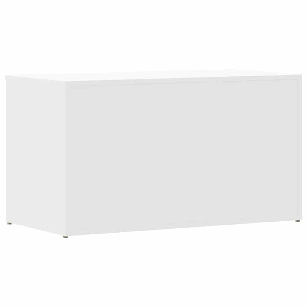 Coffre de rangement Blanc 84x42x46 cm Bois d'ingénierie - XIOS