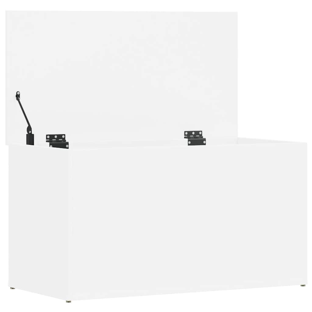 Coffre de rangement Blanc 84x42x46 cm Bois d'ingénierie - XIOS