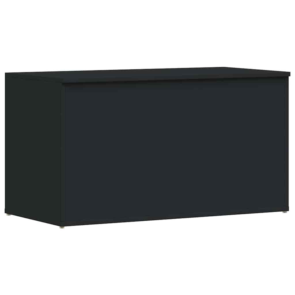 Coffre de rangement Noir 84x42x46 cm Bois d'ingénierie - XIOS