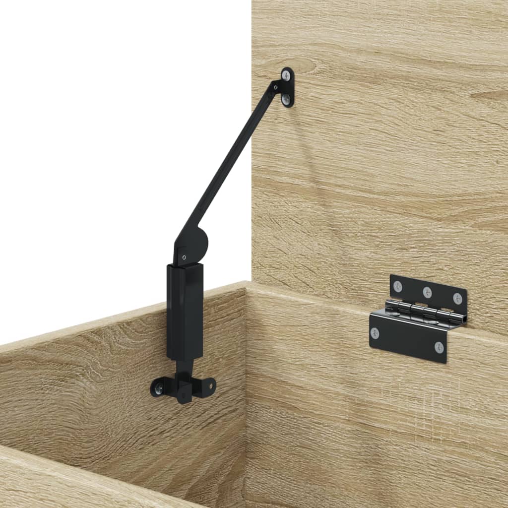 Coffre de rangement Chêne sonoma 84x42x46 cm Bois d'ingénierie - XIOS