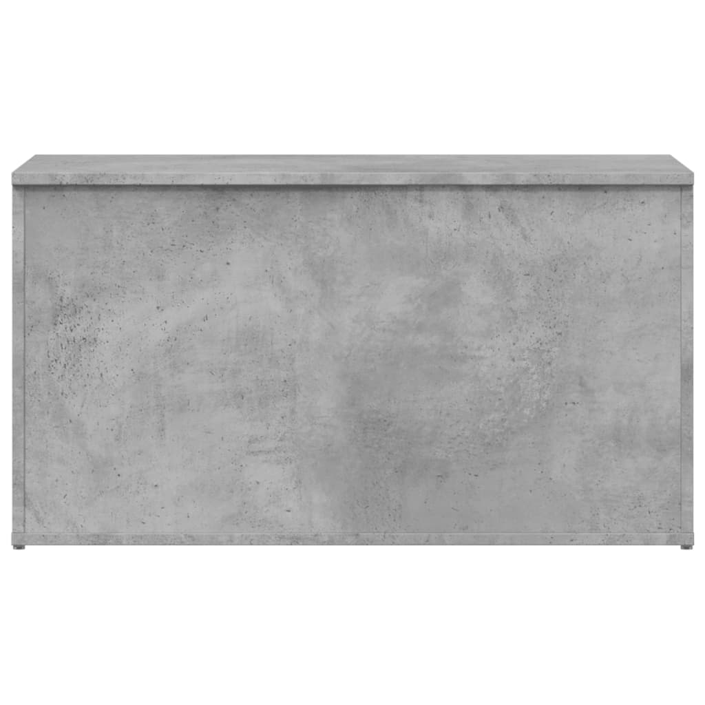 Coffre de rangement Gris béton 84x42x46 cm Bois d'ingénierie - XIOS
