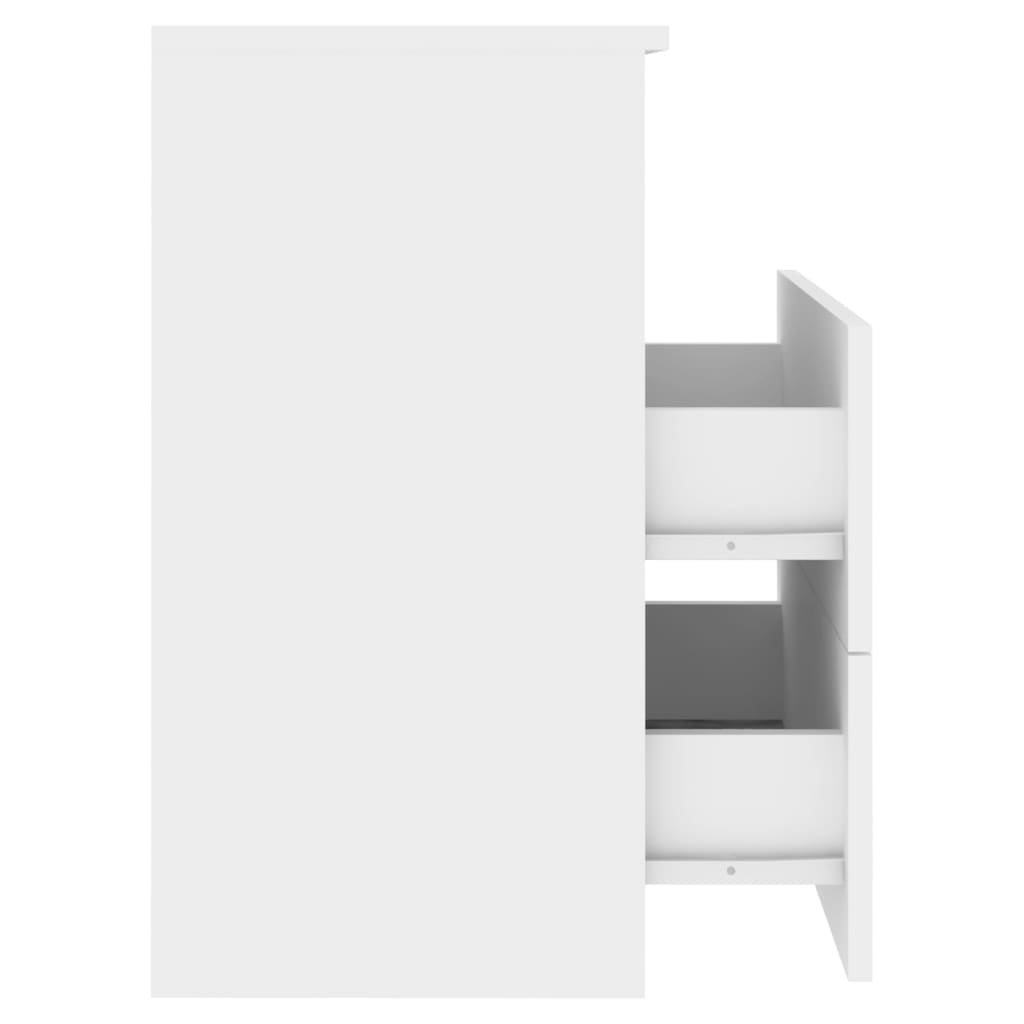 Table de chevet Blanc 50x32x60 cm - XIOS