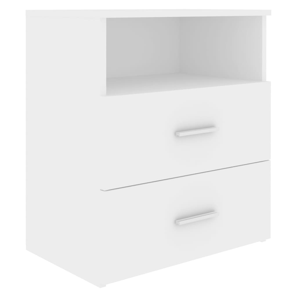 Tables de chevet 2 pcs Blanc 50x32x60 cm - XIOS