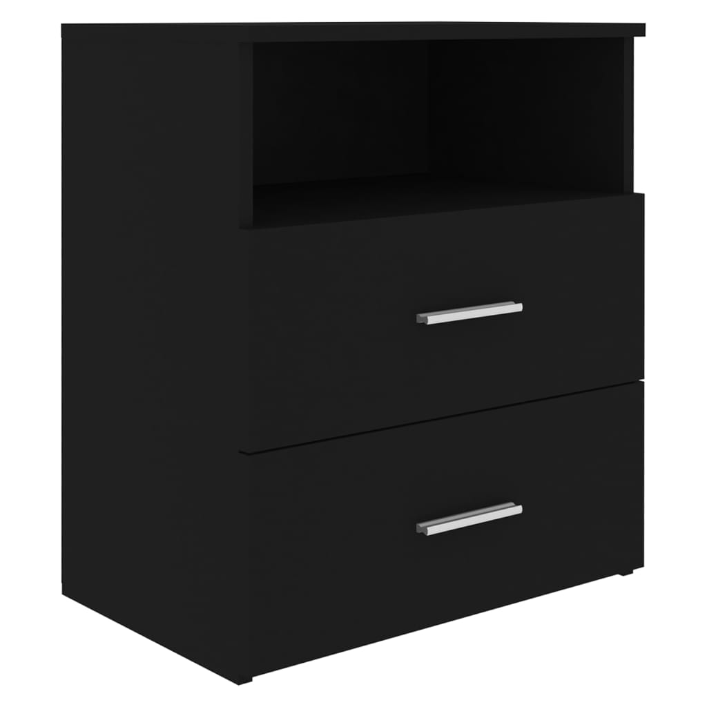 Tables de chevet 2 pcs Noir 50x32x60 cm - XIOS