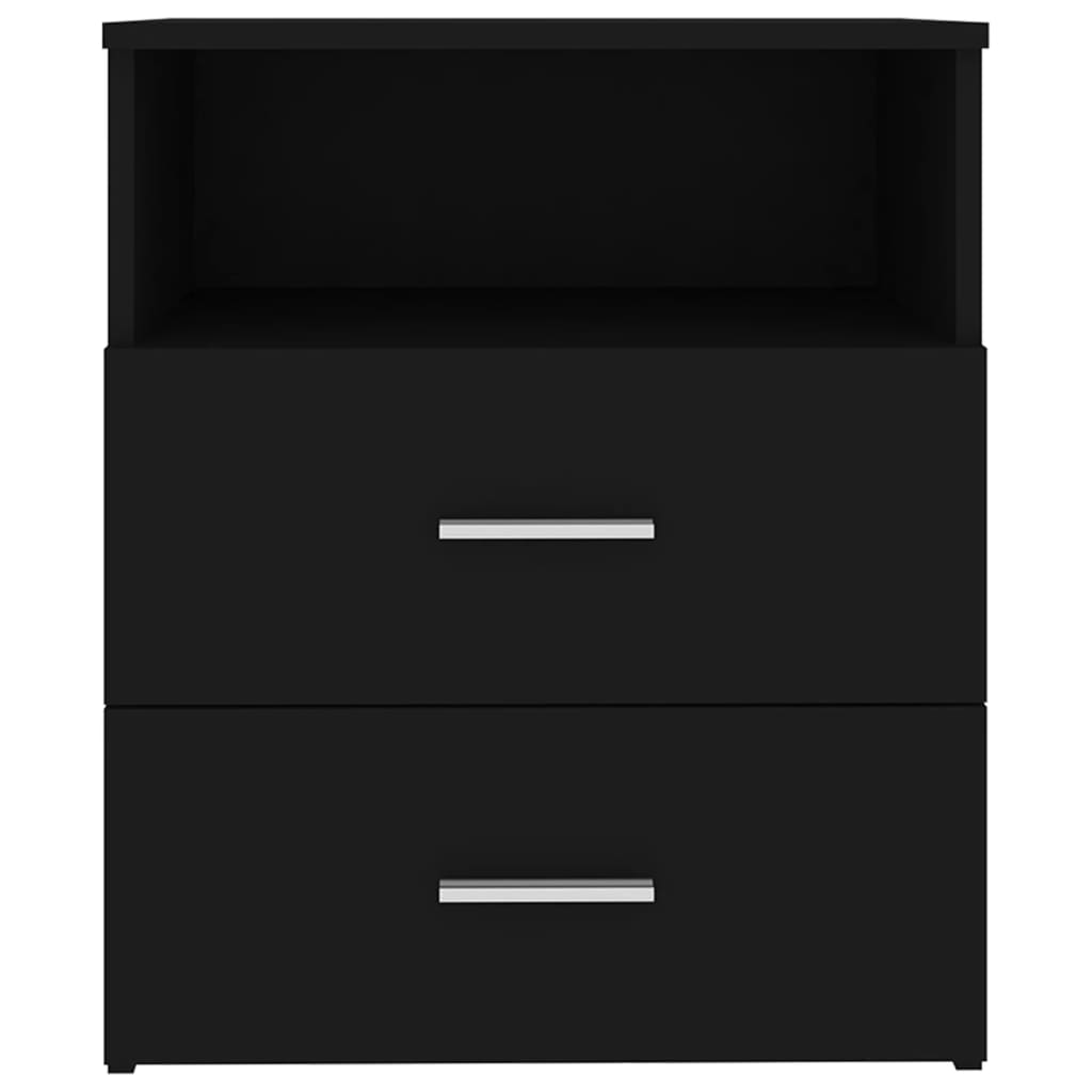 Tables de chevet 2 pcs Noir 50x32x60 cm - XIOS