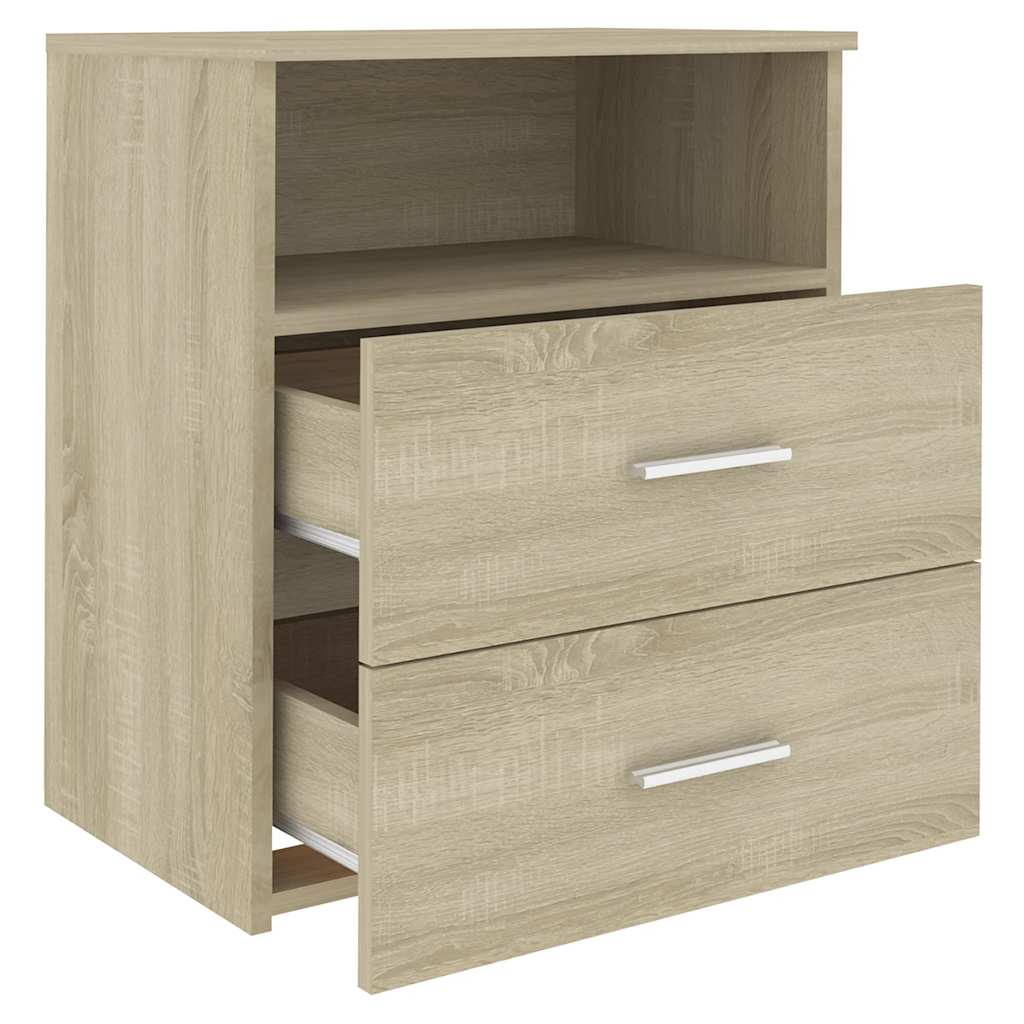 Table de chevet Chêne sonoma 50x32x60 cm - XIOS