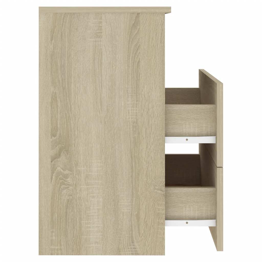 Table de chevet Chêne sonoma 50x32x60 cm - XIOS