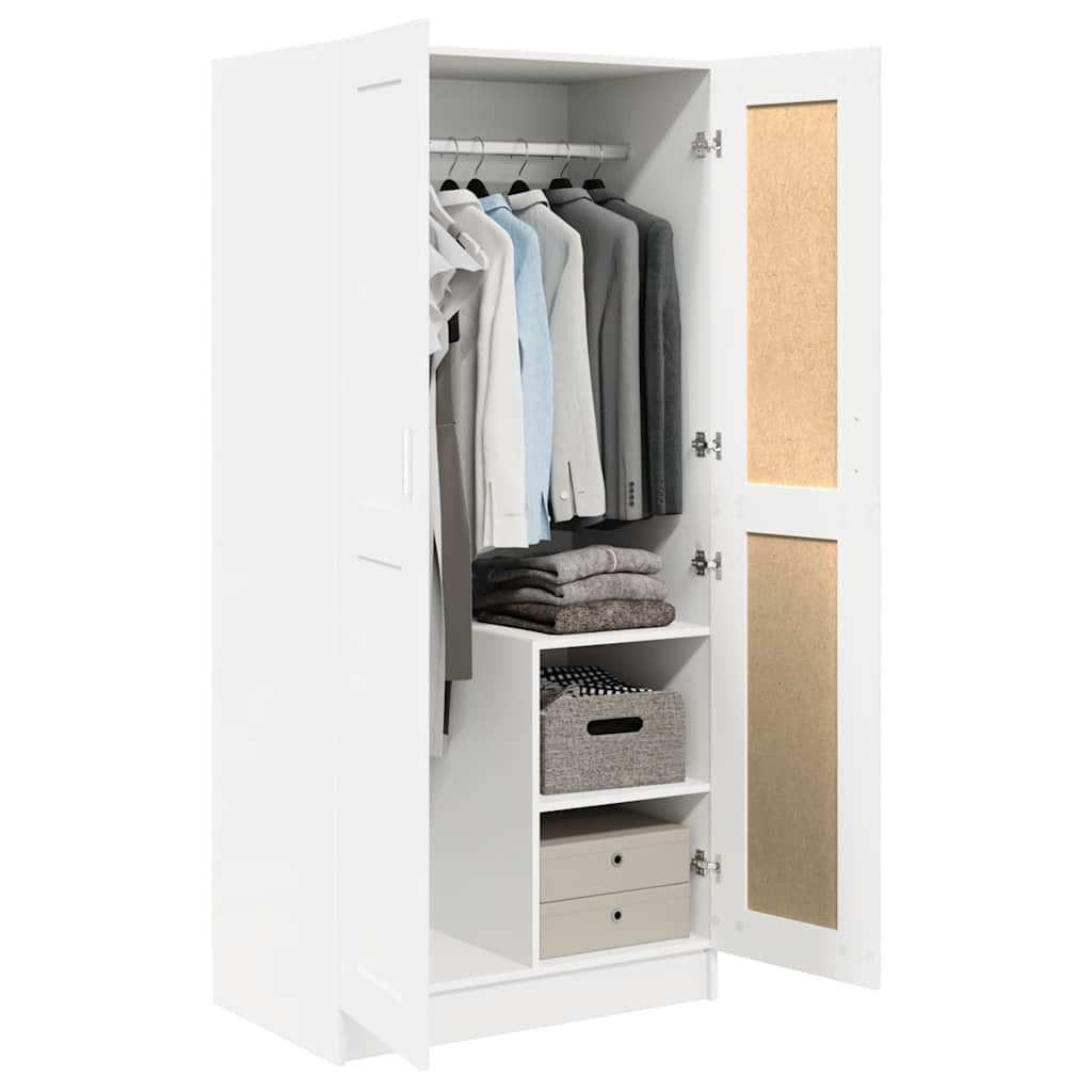 Garde-robe Blanc 82,5x51,5x180 cm Aggloméré - XIOS