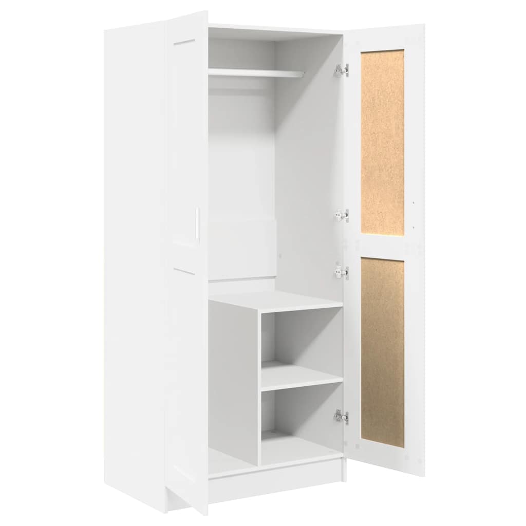 Garde-robe Blanc 82,5x51,5x180 cm Aggloméré - XIOS