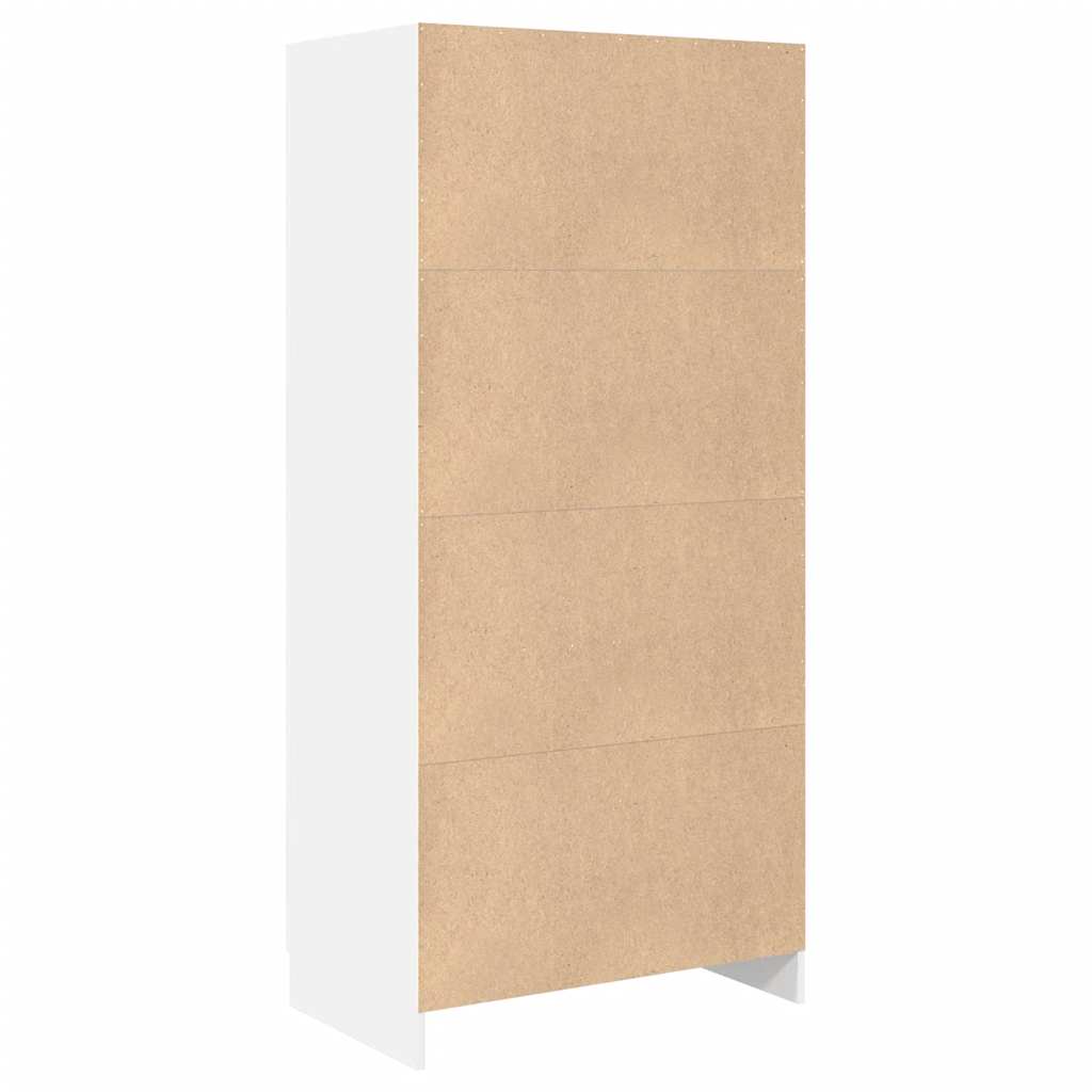 Garde-robe Blanc 82,5x51,5x180 cm Aggloméré - XIOS