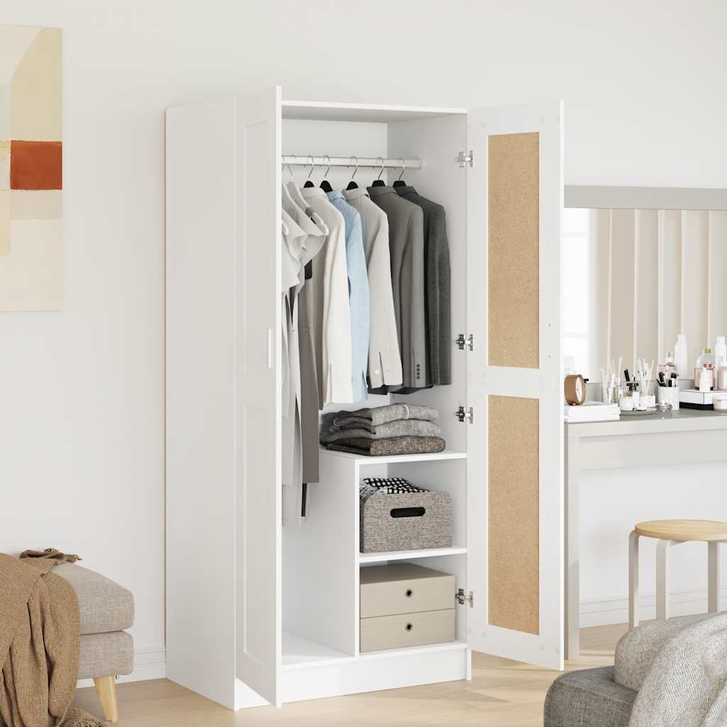 Garde-robe Blanc 82,5x51,5x180 cm Aggloméré - XIOS