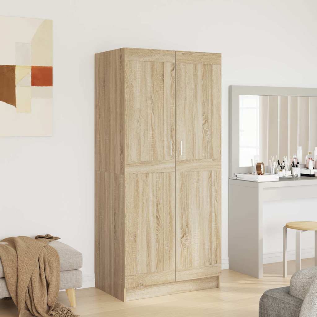 Garde-robe Chêne sonoma 82,5x51,5x180 cm Bois d’ingénierie