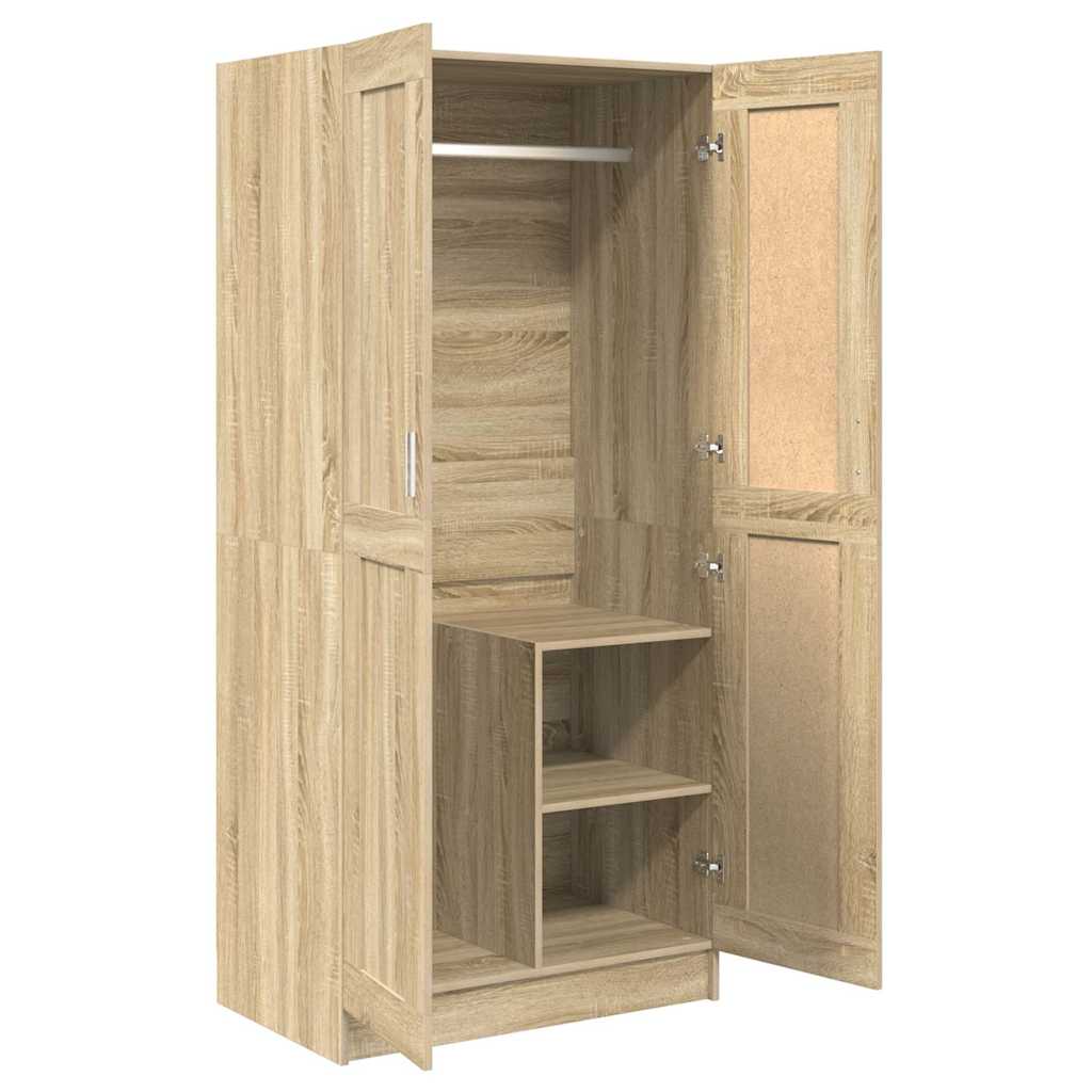 Garde-robe Chêne sonoma 82,5x51,5x180 cm Bois d’ingénierie