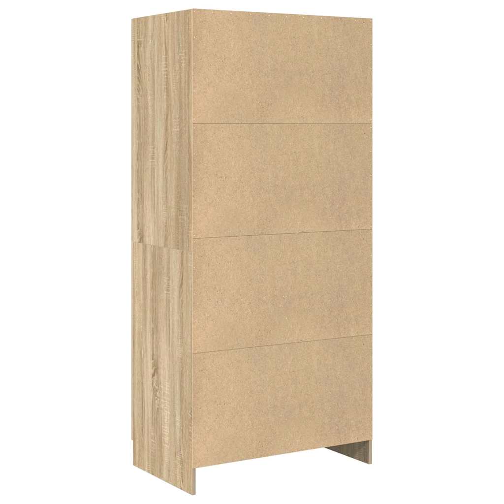 Garde-robe Chêne sonoma 82,5x51,5x180 cm Bois d’ingénierie