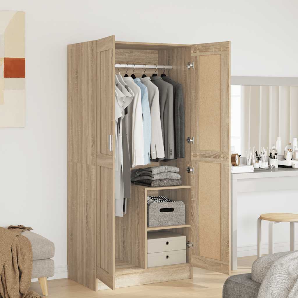 Garde-robe Chêne sonoma 82,5x51,5x180 cm Bois d’ingénierie - XIOS