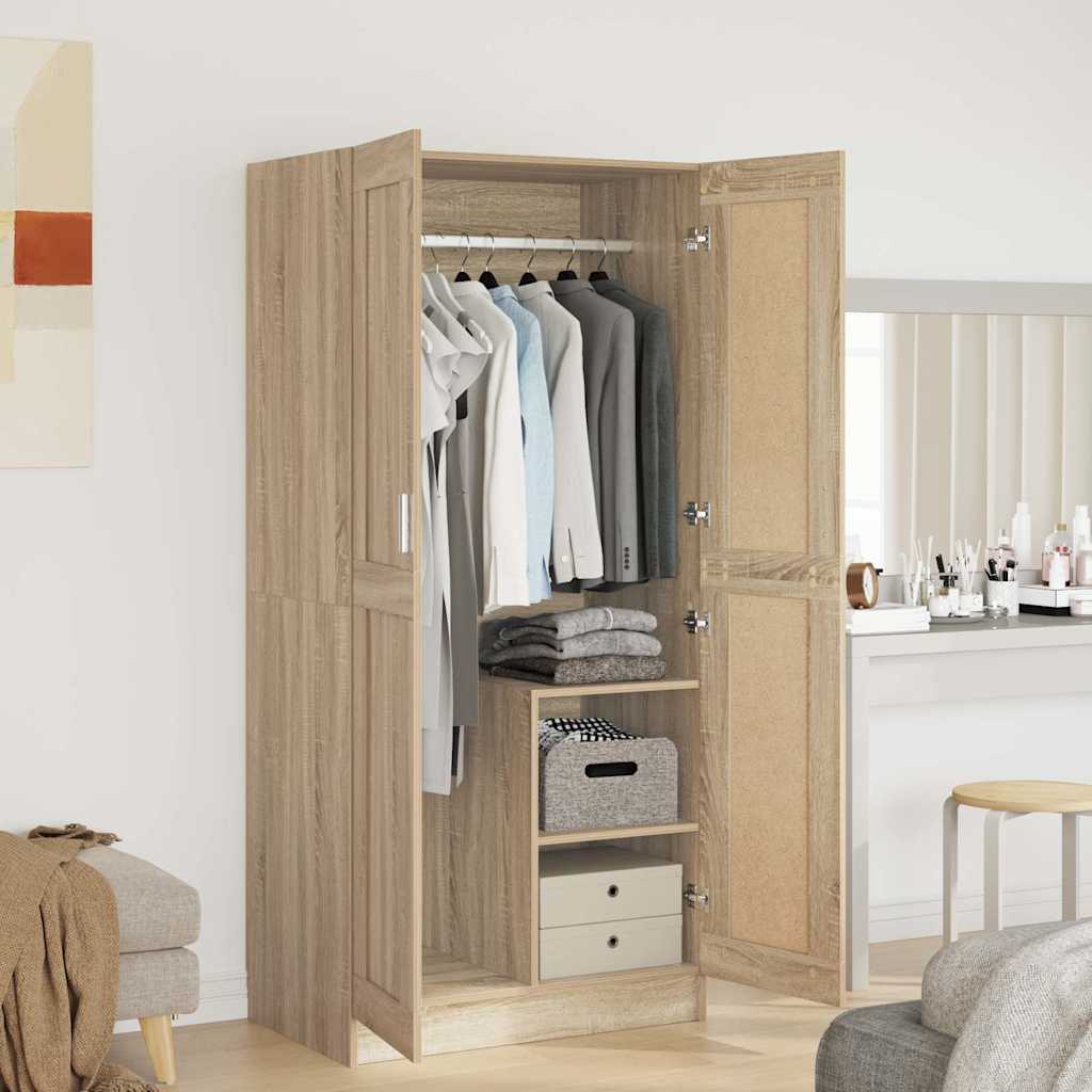 Garde-robe Chêne sonoma 82,5x51,5x180 cm Bois d’ingénierie